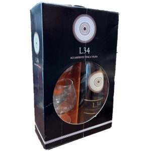 AGUARDENTE L34 VÍNICA VELHA C/COPO 0,70L