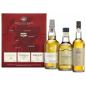 WHISKY CLASSIC MALTS COLLECTION GLENKINCHIE/DALWHINNIE/OBAN C/CAIXA 0,20L