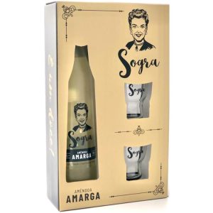 LICOR DE AMÊNDOA AMARGA SOGRA C/COPOS 0,70L