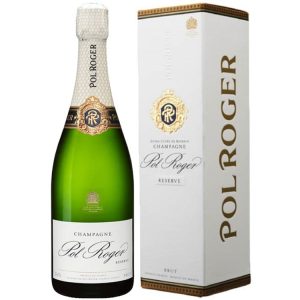 CHAMPAGNE POL ROGER RÉSERVE BRUTO C/CAIXA 0,75L