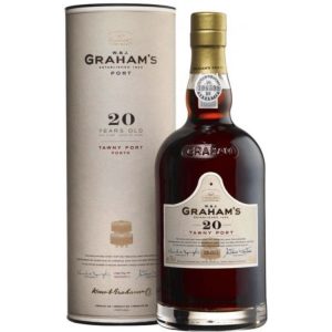 VINHO DO PORTO GRAHAM'S 20 ANOS TAWNY C/TUBO 0,75L