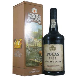 VINHO DO PORTO POÇAS VINTAGE 1985 C/CAIXA 0,75L
