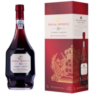 VINHO DO PORTO REAL COMPANHIA VELHA 10 ANOS TAWNY C/CAIXA 0,75L