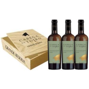 VINHO CABEÇA DE TOIRO GRANDE RESERVA 2019 BRANCO C/CAIXA 3X0,75L