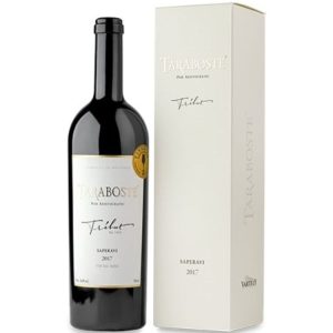 VINHO TARABOSTE TRIBUT SAPERAVI 2017 TINTO C/CAIXA 0,75L